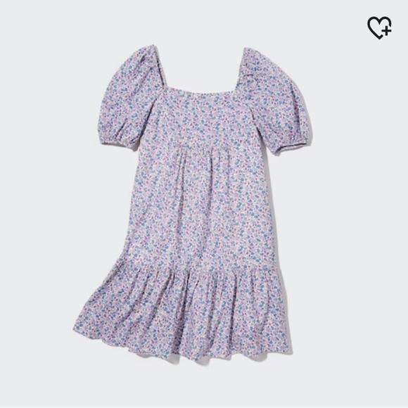 Uniqlo Printed Cotton Short Sleeve Mini Dress - Picture 2 of 10